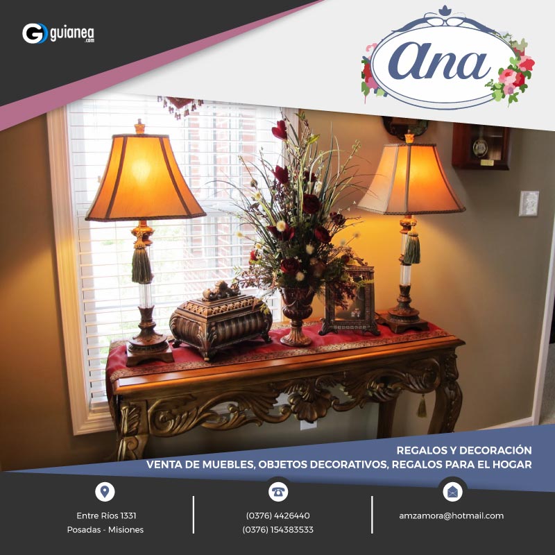 Ana Decoracion Regalos Muebles Deco Posadas Misiones
