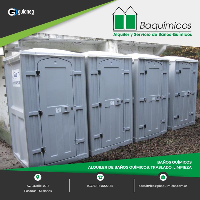 Baquimicos Alquiler de Baños Químicos Posadas Misiones