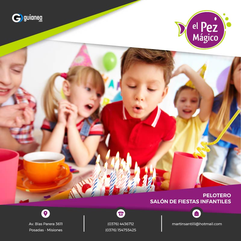 Pelotero El Pez Mágico Salón de fiesta infantil Posadas Misiones