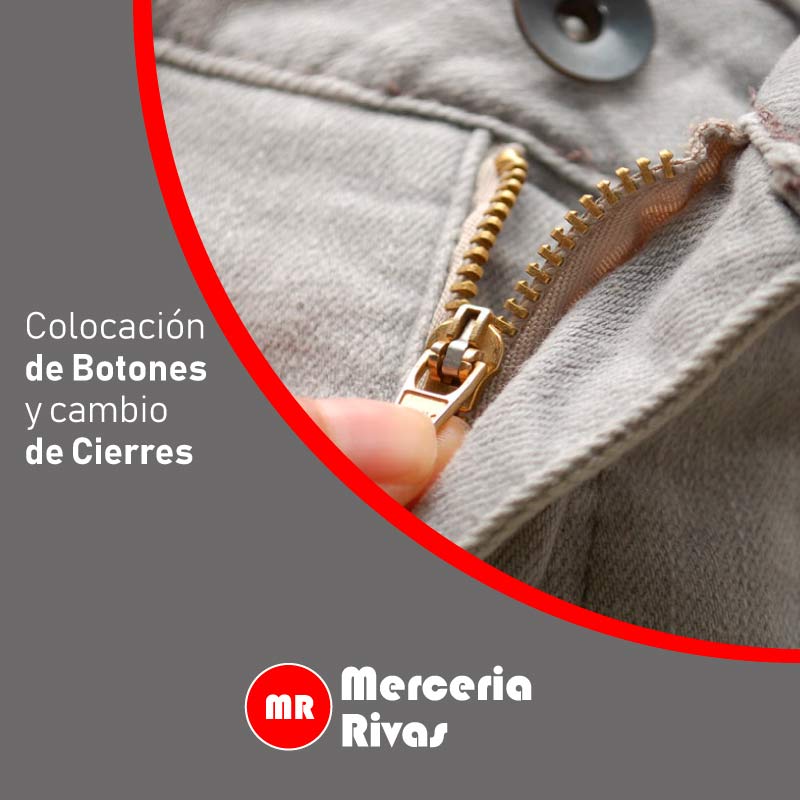 Colocación de botones y cambio de cierres