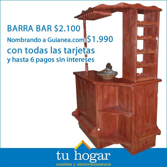 barra bar posadas misiones muebleria tu hogar muebles