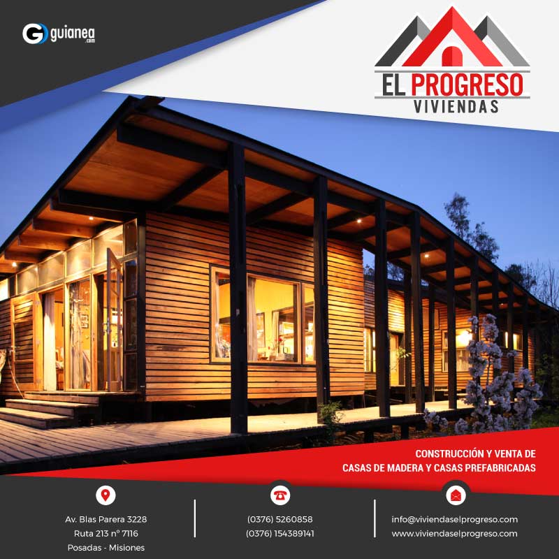 viviendas el progreso casas de madera y prefabricadas